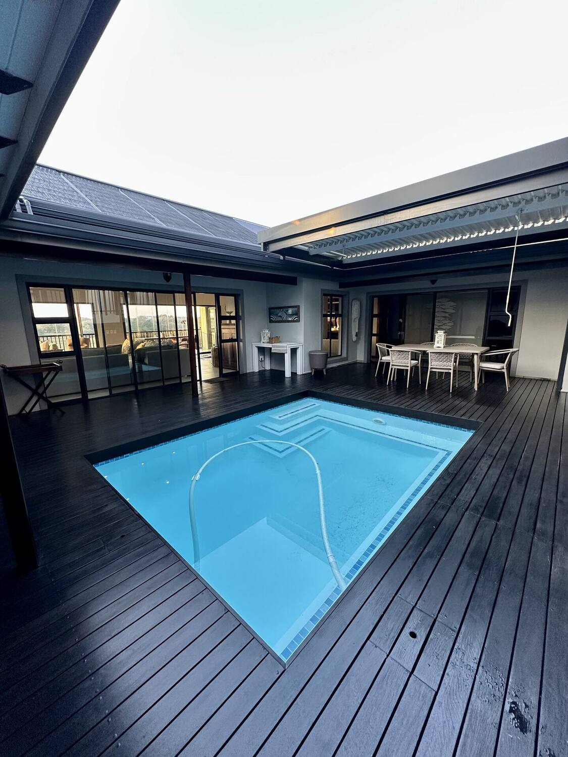 Private courtyard pool at Fairway Views villa